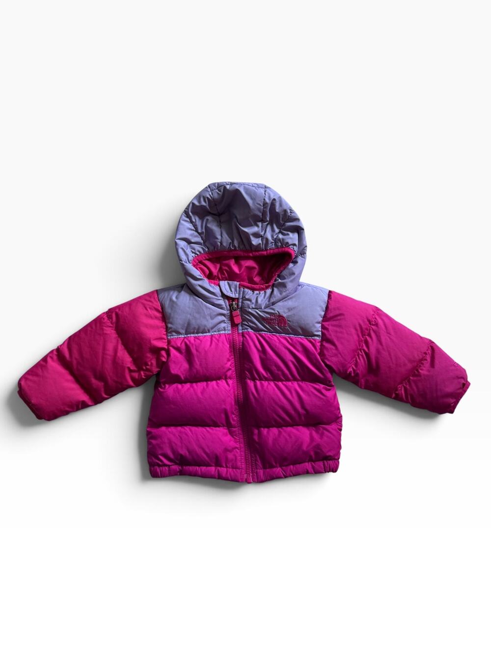 North Face 550 pink & lavender puffer jacket